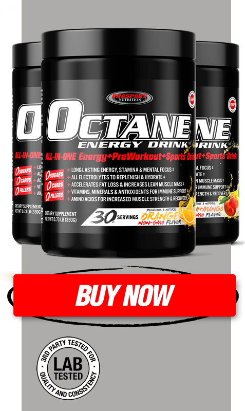 Octane Energy Drink and Sports Bottle