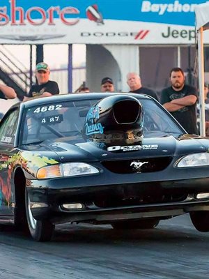 1/4 MILE MUSTANG REPS OCTANE ENERGY DRINK!
